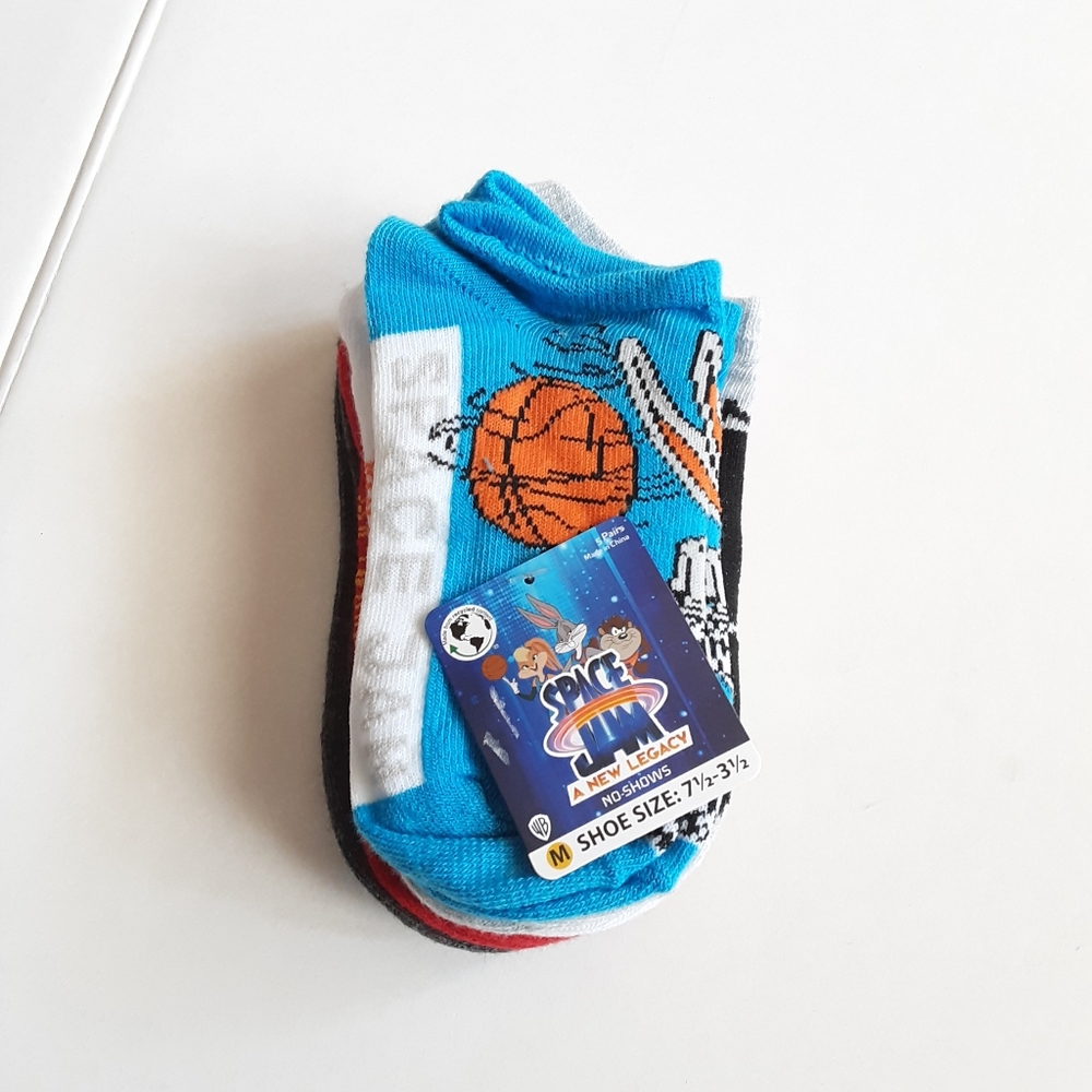 SPACE JAM A NEW LEGACY NO SHOW SOCKS NEW